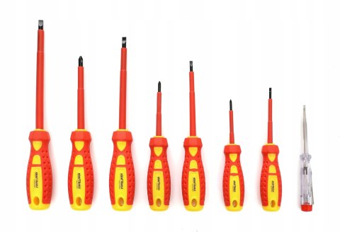 Zestaw Śrubokrętów Elektrycznych 8 Elementów Kraft&Dele