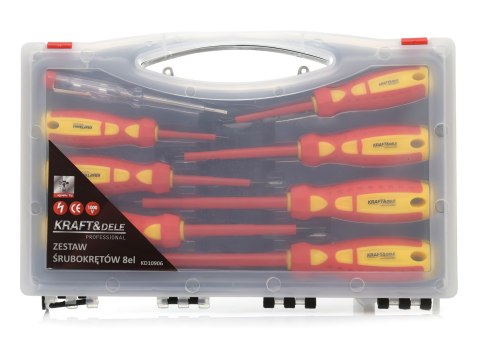Zestaw Śrubokrętów Elektrycznych 8 Elementów Kraft&Dele