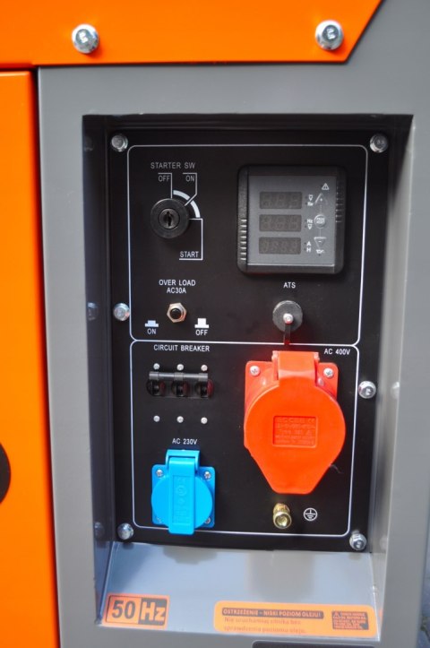 AGREGAT PRĄDOTWÓRCZY DIESEL TRÓJFAZOWY 13000W