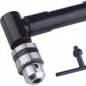 Adapter Przystawka Kątowa Uchwyt Nasadka Wiertarki 1/4" Kąt 90° + Kluczyk