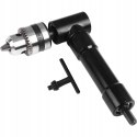 Adapter Przystawka Kątowa Uchwyt Nasadka Wiertarki 1/4" Kąt 90° + Kluczyk