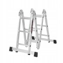 Drabina Składana Platforma Aluminiowa 4 X 3 346 CM MAX 150 KG Ktaft&Dele