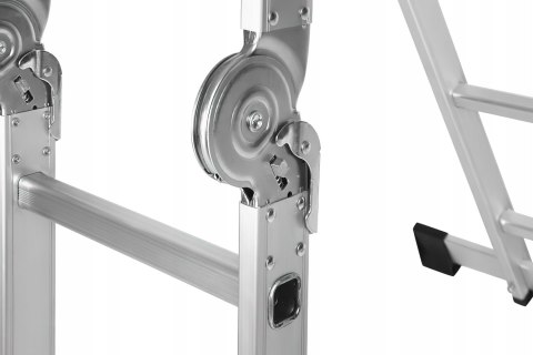 Drabina Składana Platforma Aluminiowa 4 X 3 346 CM MAX 150 KG Ktaft&Dele