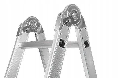 Drabina Składana Platforma Aluminiowa 4 X 3 346 CM MAX 150 KG Ktaft&Dele