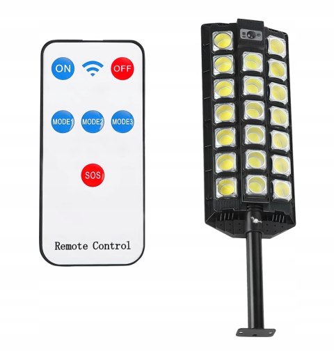 Lampa Uliczna Solarna z Pilotem Kraft&Dele 2500W 20.000 lm IP65