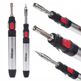 Lutownica Gazowa Propan Butan Mikropen 3w1 25-80W 15ml 1300°C Kraft&Dele