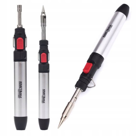 Lutownica Gazowa Propan Butan Mikropen 3w1 25-80W 15ml 1300°C Kraft&Dele