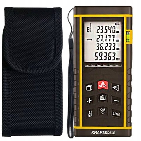 MIERNIK ODLEGŁOŚCI DALMIERZ DO WNĘTRZ CYFROWY 60m