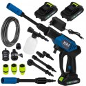 Myjka Ciśnieniowa Akumulatorowa 2x 20V/6Ah 60 bar 160 l/h W.D.S.