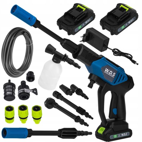 Myjka Ciśnieniowa Akumulatorowa 2x 20V/6Ah 60 bar 160 l/h W.D.S.
