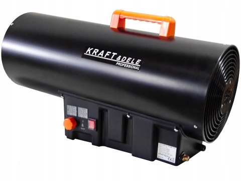 NAGRZEWNICA GAZOWA DMUCHAWA TERMOSTAT LCD DUŻA MOC 60kW + WĄŻ ORAZ REDUKTOR