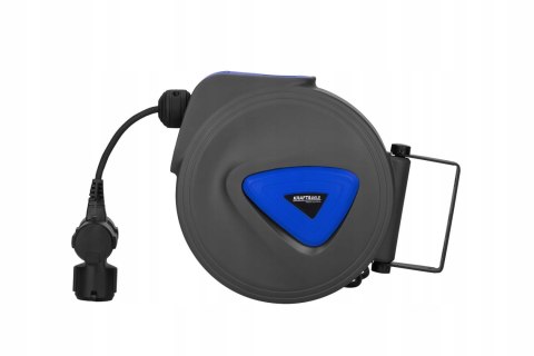 Przedłużacz Bębnowy Automatyczny Zwijacz Ścienny 180° 10m 3x Kraft&Dele