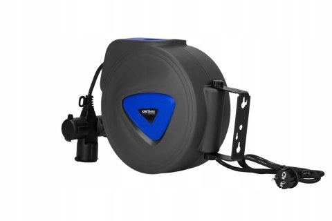 Przedłużacz Bębnowy Automatyczny Zwijacz Ścienny 180° 10m 3x Kraft&Dele