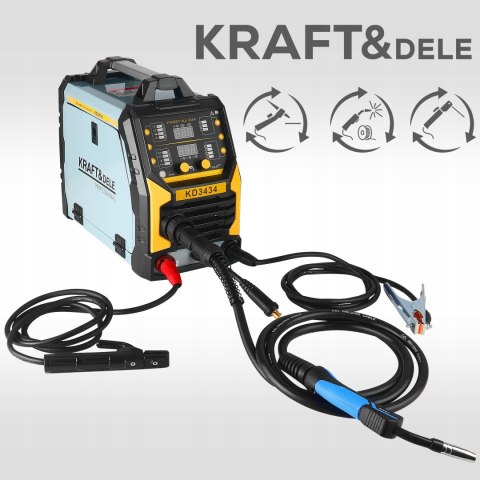 SPAWARKA DO ALUMINIUM SYNERGY 255A INWERTOROWA MIG MMA TIG MIGOMAT KD3434