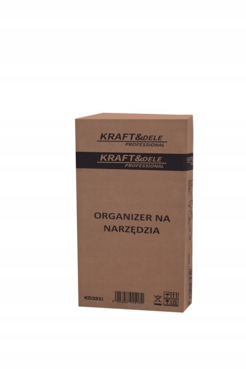 Solidna Szafka Organizer na Narzędzia Zawieszany 3 Poziomy 470x250x405 mm