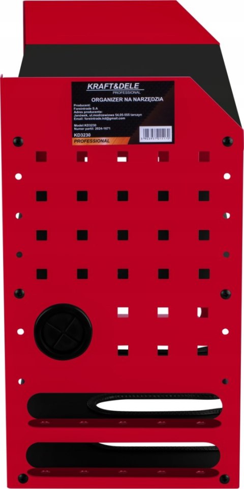 Solidny Organizer na Narzędzia Zawieszany 3 Poziomy 515x225x405 mm