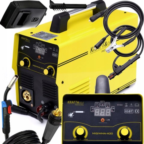 Spawarka inwertorowa Kraft&Dele KD811 MIG/MMA 400A