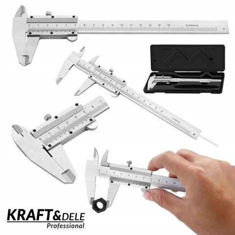 Suwmiarka Analogowa Noniuszowa 0-150 mm Kraft&Dele