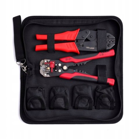 Szczypce i Zaciskarka Konektorów 4 Matryce + Etiu Kraft&Dele