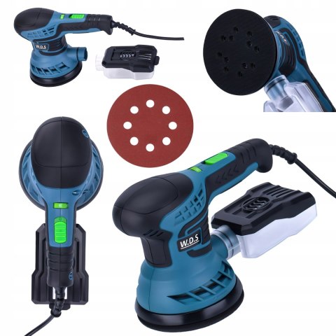 Szlifierka Mimośrodowa Sieciowa 230V 1500W 13.000 RPM 125 mm W.D.S.