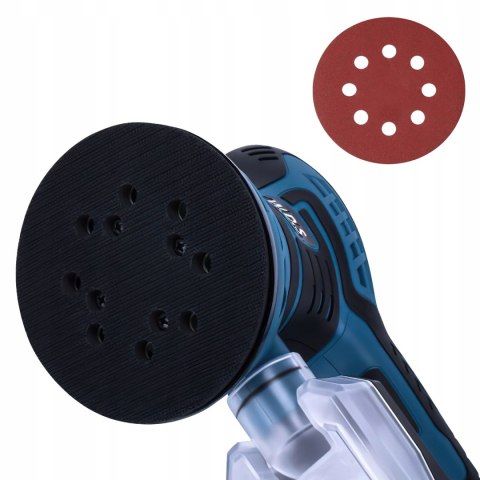 Szlifierka Mimośrodowa Sieciowa 230V 1500W 13.000 RPM 125 mm W.D.S.