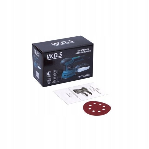 Szlifierka Mimośrodowa Sieciowa 230V 1500W 13.000 RPM 125 mm W.D.S.