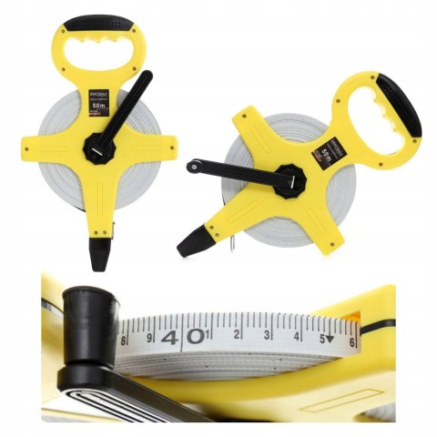 Taśma miernicza Kraft&Dele FIBERGLASS 100M