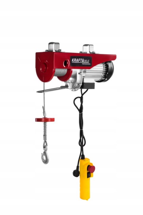 WYCIĄGARKA ELEKTRYCZNA WCIĄGARKA LINOWA 1300W 800KG PILOT STERUJĄCY KD1526