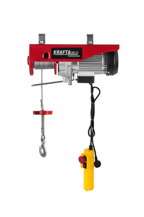 WYCIĄGARKA ELEKTRYCZNA WCIĄGARKA LINOWA 1300W 800KG PILOT STERUJĄCY KD1526