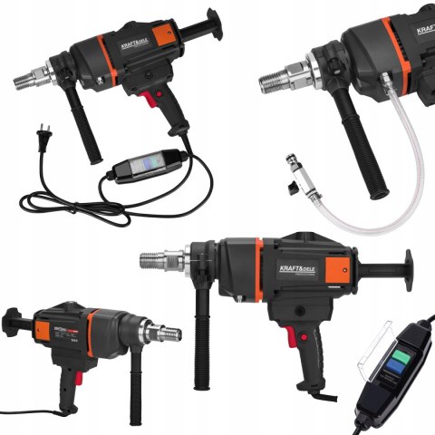 Wiertnica Betonu Ścian Otwornica Diamentowa z Chłodzeniem 2300W Kraft&Dele