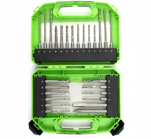 ZESTAW WIERTEŁ I DŁUT SDS PLUS DO BETONU 26SZT