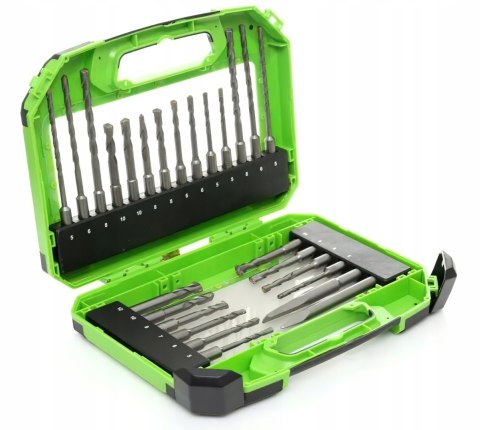 ZESTAW WIERTEŁ I DŁUT SDS PLUS DO BETONU 26SZT