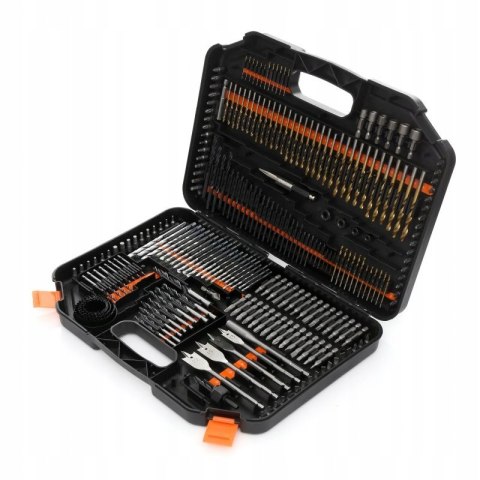 Zestaw Bitów i Wierteł Drewna Betonu Walizka Kraft&Dele 246 Elementów