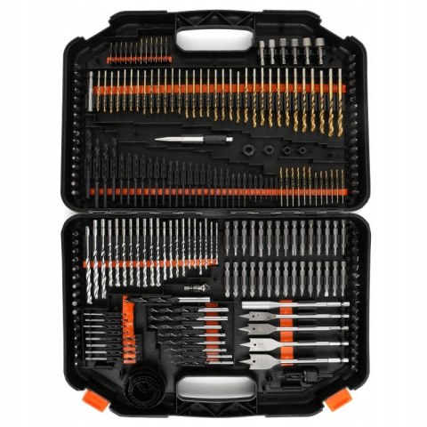 Zestaw Bitów i Wierteł Drewna Betonu Walizka Kraft&Dele 246 Elementów