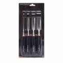 Zestaw Dłut Stolarskich 4 szt. 6, 12, 19, 25mm Kraft&Dele
