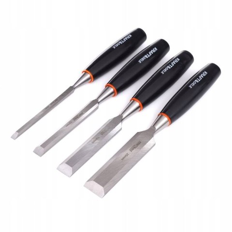 Zestaw Dłut Stolarskich 4 szt. 6, 12, 19, 25mm Kraft&Dele