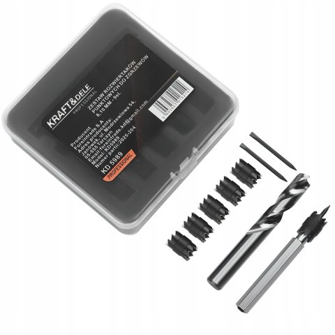 Zestaw Rozwiertaków Punktowych do Zgrzewów 9 Elementów Kraft&Dele