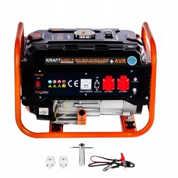 AGREGAT PRĄDOTWÓRCZY GENERATOR PRĄDU PRZENOŚNY JEDNOFAZOWY 3500 BENZYNA AVR