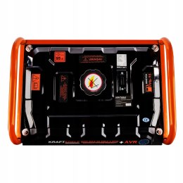 AGREGAT PRĄDOTWÓRCZY GENERATOR PRĄDU PRZENOŚNY JEDNOFAZOWY 3500 BENZYNA AVR