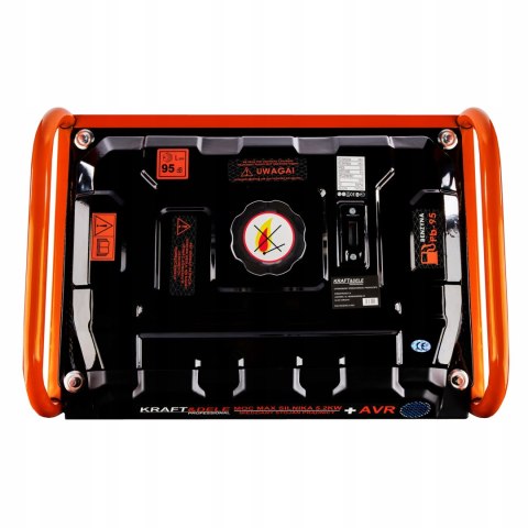 AGREGAT PRĄDOTWÓRCZY GENERATOR PRĄDU PRZENOŚNY JEDNOFAZOWY 3500 BENZYNA AVR