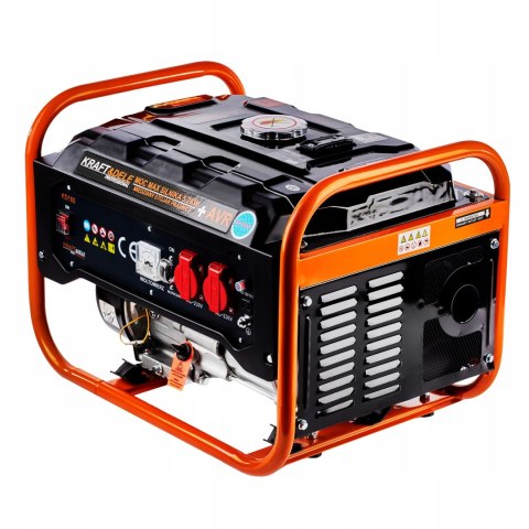 AGREGAT PRĄDOTWÓRCZY GENERATOR PRĄDU PRZENOŚNY JEDNOFAZOWY 3500 BENZYNA AVR