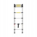 Drabina Składana Teleskopowa Aluminiowa 8 Stopni 2,6 m MAX 150KG Ktaft&Dele