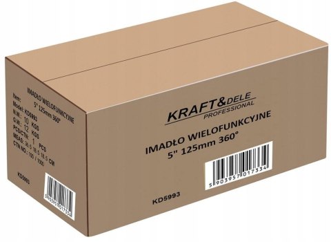 Imadło Obrotowe Wielofunkcyjne 5" 125 mm 360° Kraft&Dele