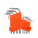 KLUCZE TORX IMBUSOWE 9 ELEMENTÓW IMBUSY ZESTAW KLUCZY T10-T50 KD10295