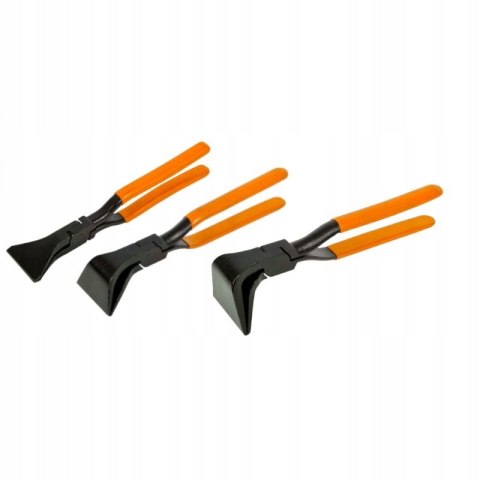 Komplet Szczypiec Dekarskich do Gięcia Blachy 3x 180° / 90° / 45° 275mm