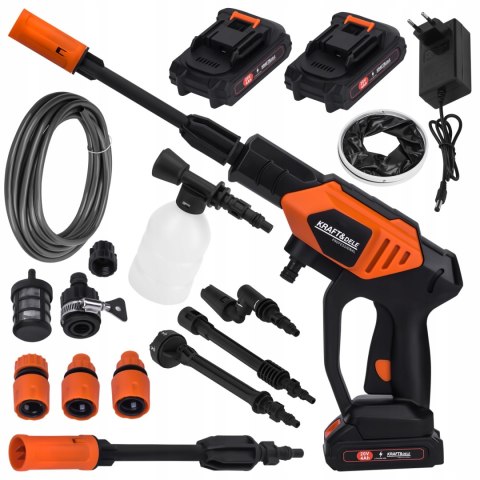 Myjka Ciśnieniowa Akumulatorowa 2x 20V/6Ah 60 bar 160 l/h Kraft&Dele