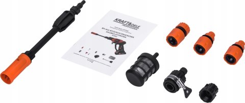 Myjka Ciśnieniowa Akumulatorowa 2x 20V/6Ah 60 bar 160 l/h Kraft&Dele