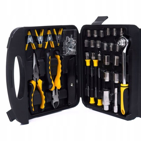 Narzędzia 117 Częściowy Zestaw Narzędzi 117 Elementów Walizka Kraft&Dele