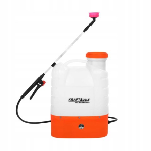 Opryskiwacz 16 l Akumulatorowy 12V 8Ah Lanca Kraft&Dele Zestaw XXL