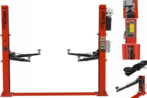 PODNOŚNIK SAMOCHODOWY DWUKOLUMNOWY AUTOMATYCZNY 4,2 TONY KD5812
